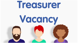 Image saying Treasurer Vacancy
